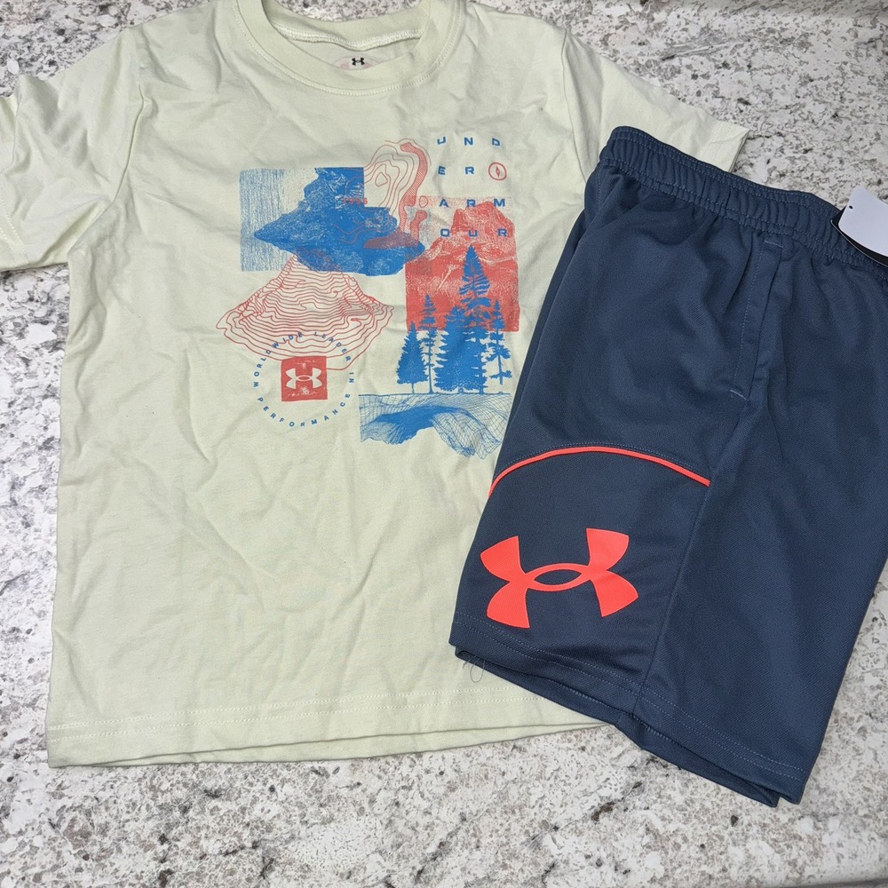 Under Armour Boys Youth Small (8) Outdoors Outfit Set NEW